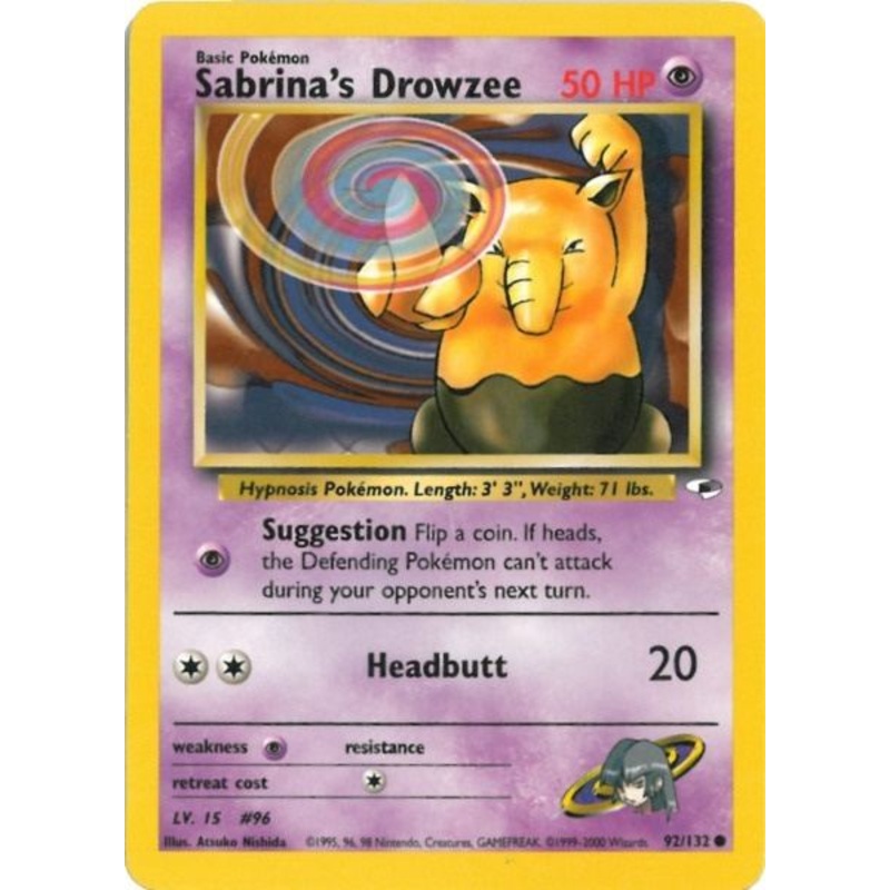 Sabrina's Drowzee (92/132) [Gym Heroes Unlimited]