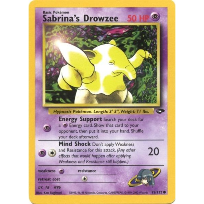 Sabrina's Drowzee (95/132) [Gym Challenge Unlimited]