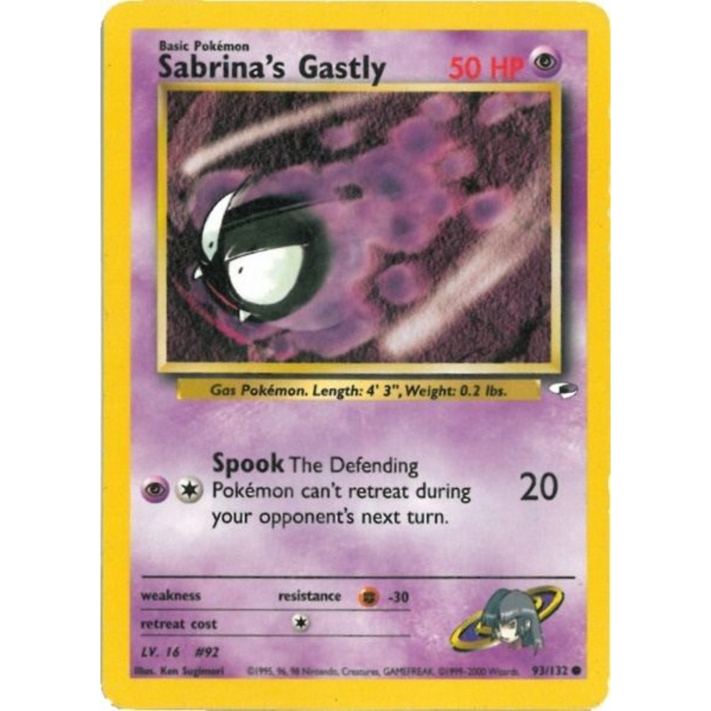 Sabrina's Gastly (93/132) [Gym Heroes Unlimited]
