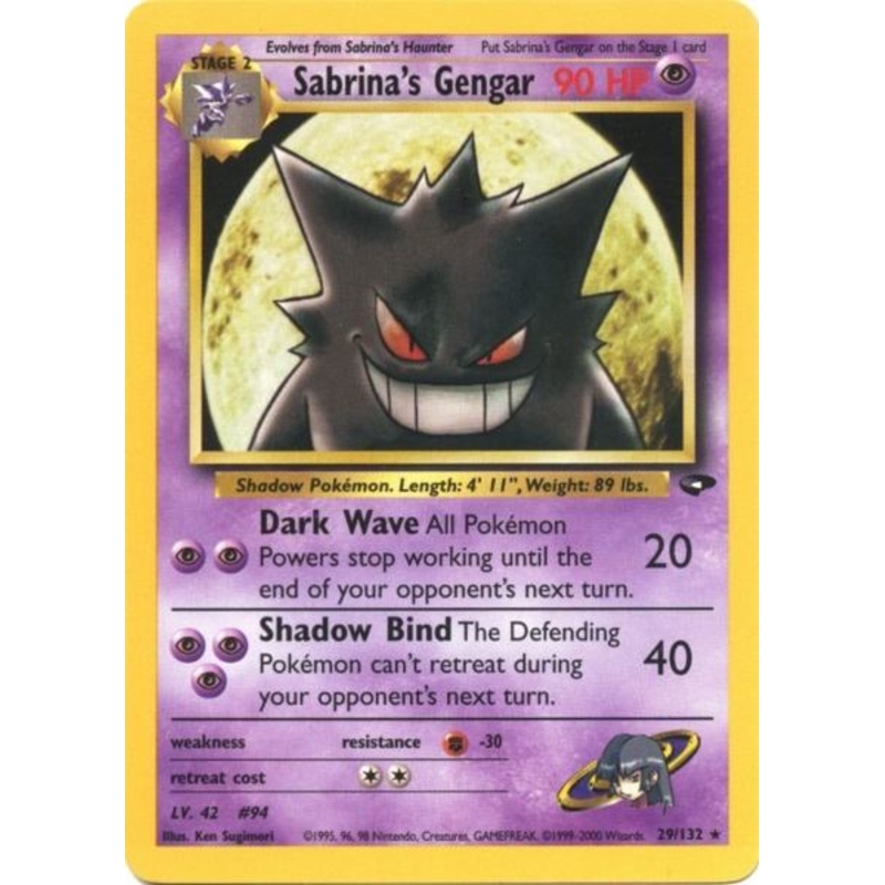 Sabrina's Gengar (29/132) [Gym Challenge Unlimited]