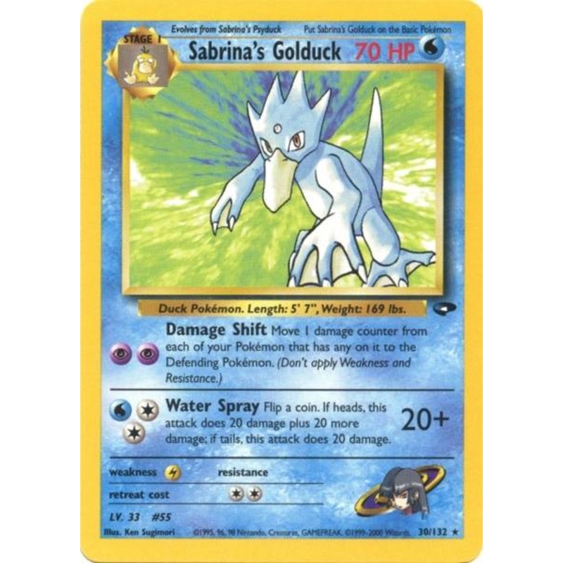 Sabrina's Golduck (30/132) [Gym Challenge Unlimited]