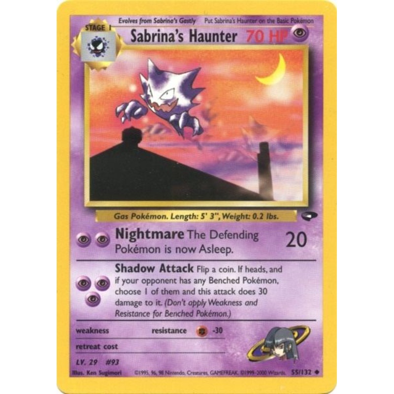 Sabrina's Haunter (55/132) [Gym Challenge Unlimited]
