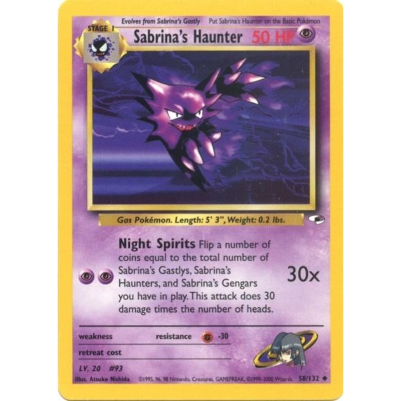 Sabrina's Haunter (58/132) [Gym Heroes Unlimited]