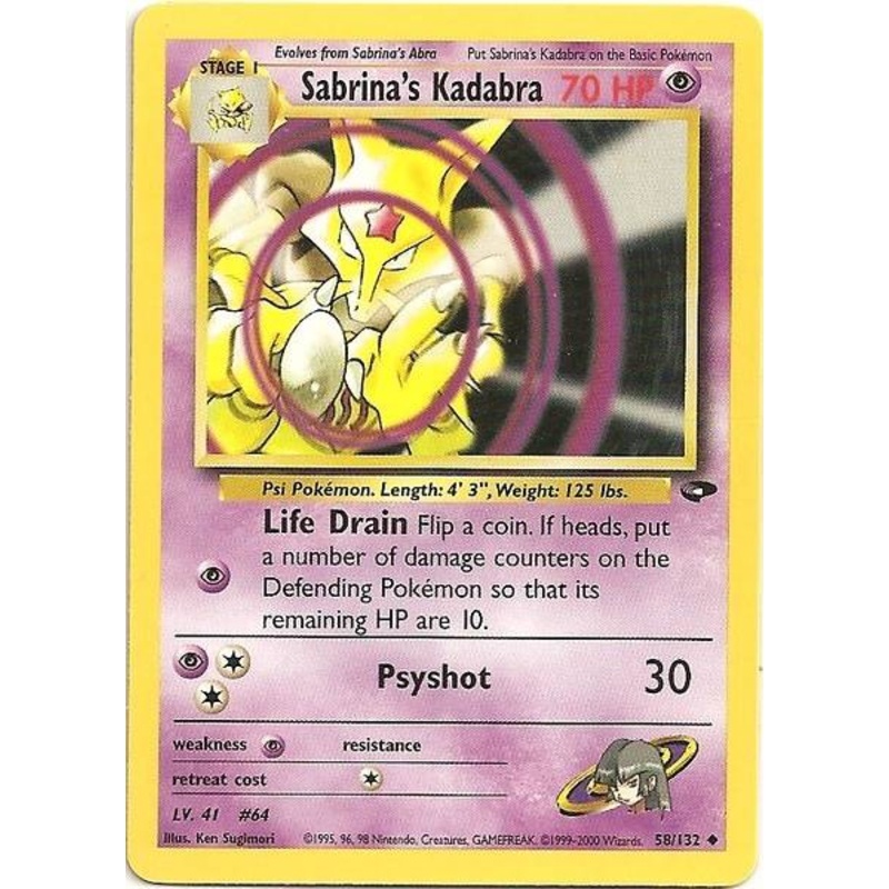 Sabrina's Kadabra (58/132) [Gym Challenge Unlimited]