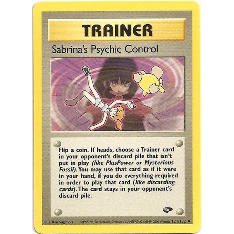 Sabrina's Psychic Control (121/132) [Gym Challenge Unlimited]
