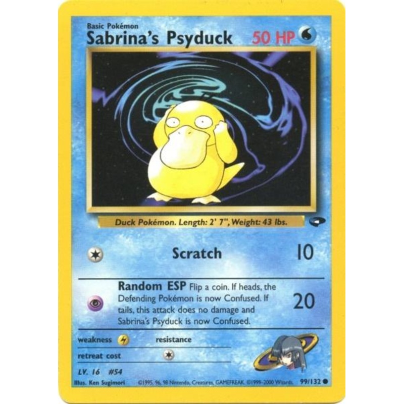 Sabrina's Psyduck (99/132) [Gym Challenge Unlimited]