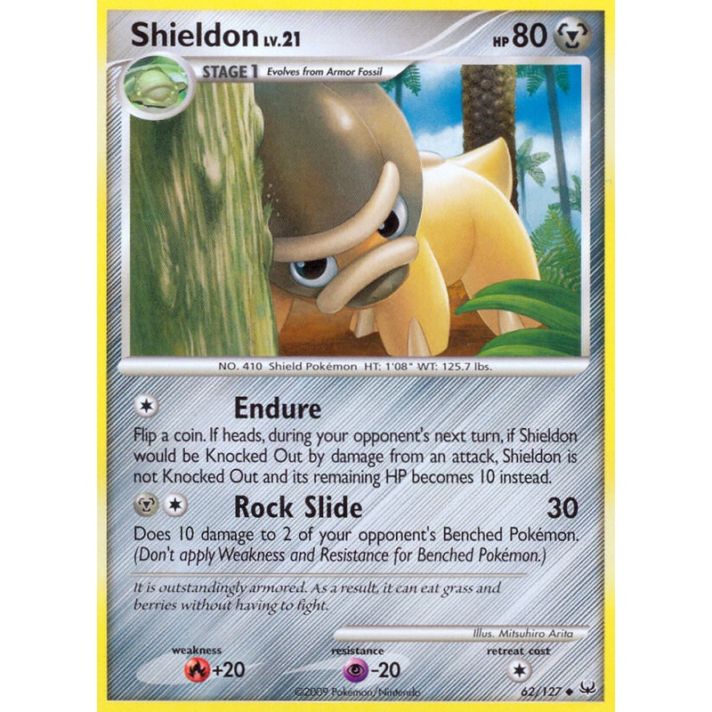 Shieldon (62/127) [Platinum: Base Set]