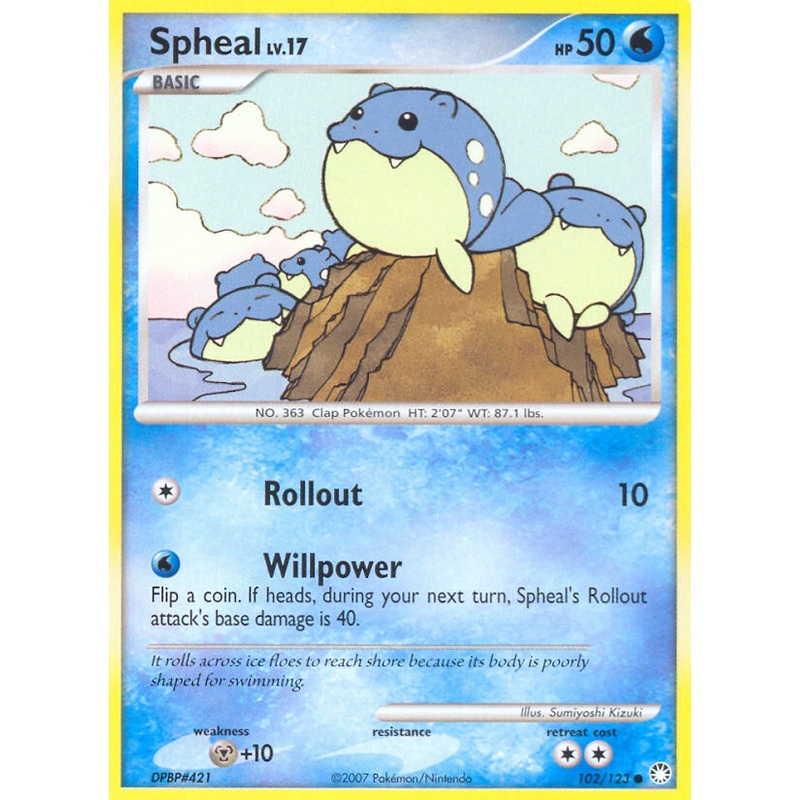 Spheal (102/123) [Diamond & Pearl: Mysterious Treasures]