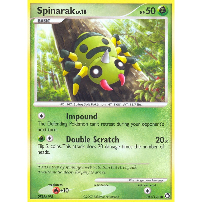 Spinarak (103/123) [Diamond & Pearl: Mysterious Treasures]