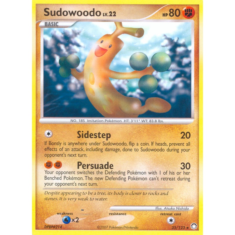 Sudowoodo (35/123) [Diamond & Pearl: Mysterious Treasures]