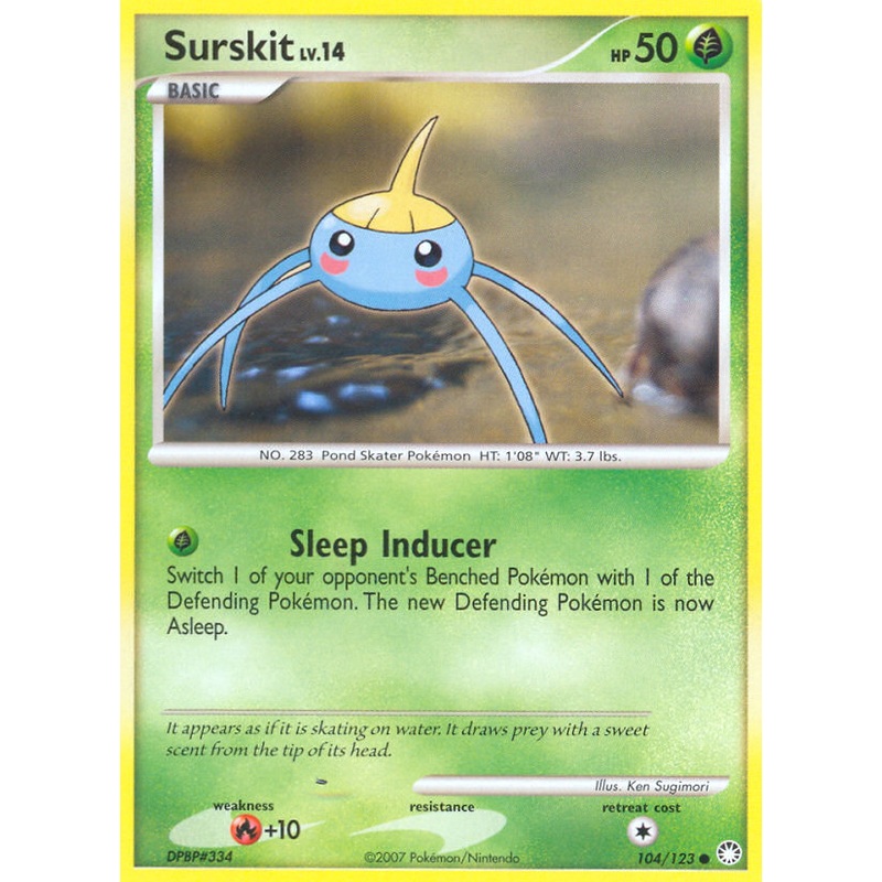 Surskit (104/123) [Diamond & Pearl: Mysterious Treasures]