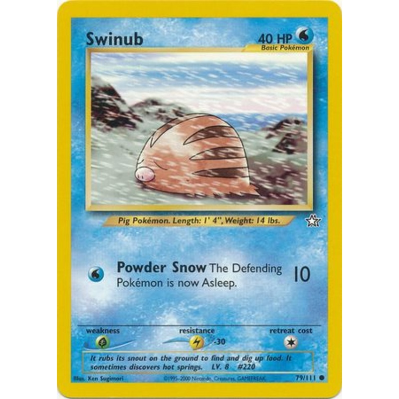 Swinub (79/111) [Neo Genesis Unlimited]