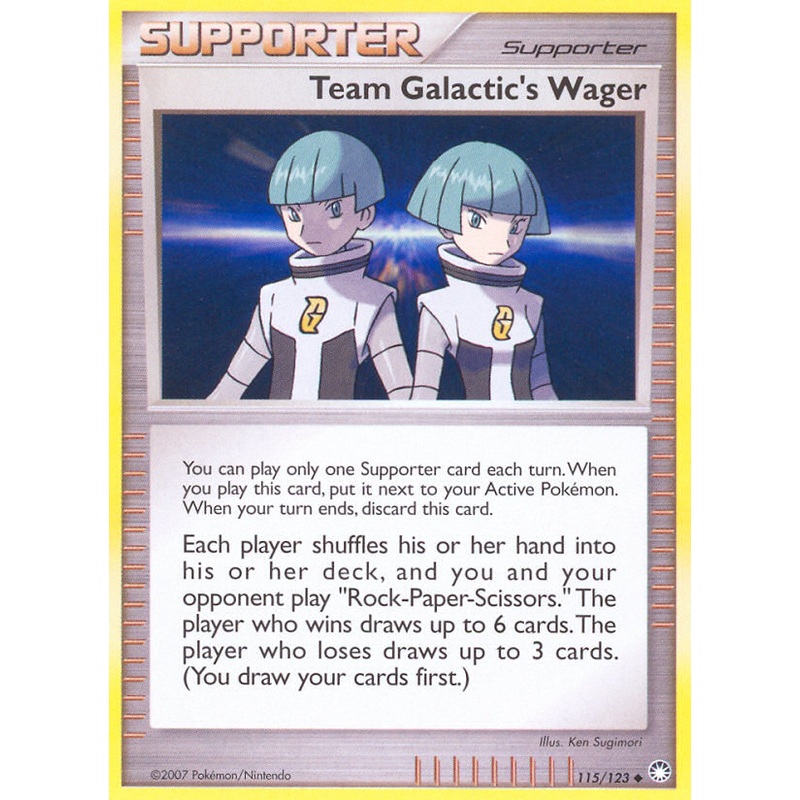 Team Galactic's Wager (115/123) [Diamond & Pearl: Mysterious Treasures]