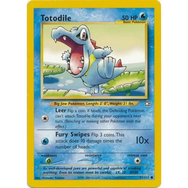 Totodile (81/111) [Neo Genesis Unlimited]