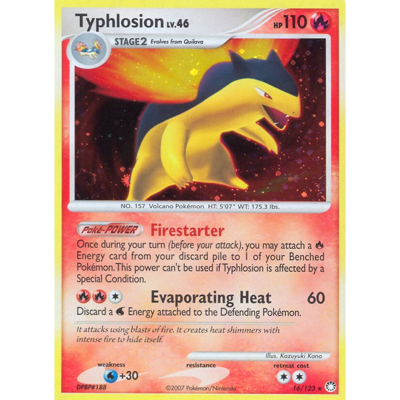 Typhlosion (16/123) [Diamond & Pearl: Mysterious Treasures]