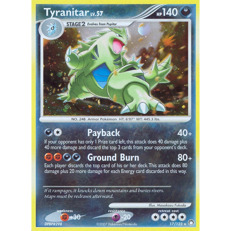 Tyranitar (17/123) [Diamond & Pearl: Mysterious Treasures]