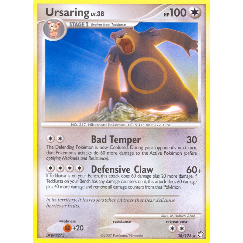 Ursaring (38/123) [Diamond & Pearl: Mysterious Treasures]