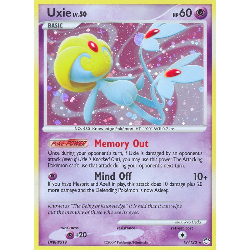 Uxie (18/123) [Diamond & Pearl: Mysterious Treasures]