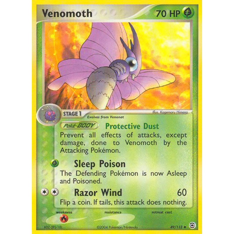Venomoth (49/112) [EX: FireRed & LeafGreen]