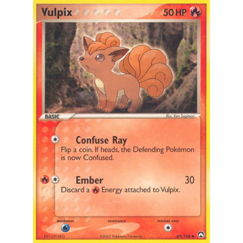 Vulpix (69/108) [EX: Power Keepers]