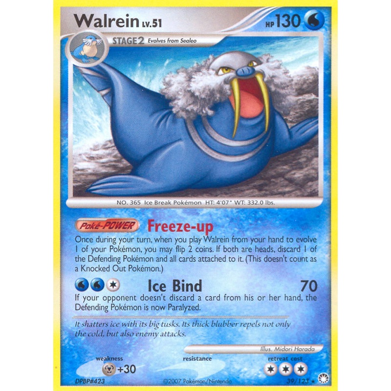 Walrein (39/123) [Diamond & Pearl: Mysterious Treasures]