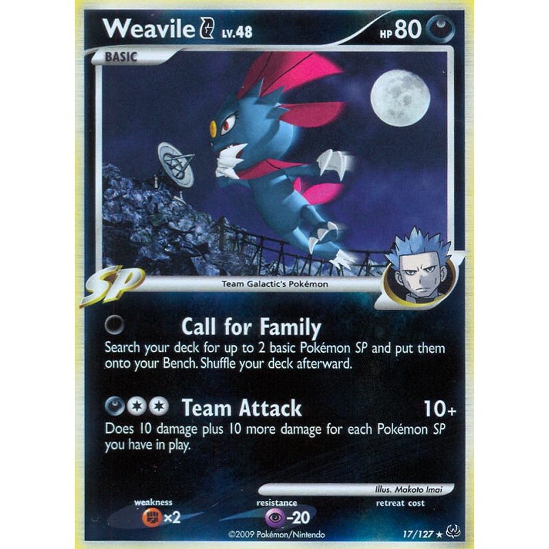 Weavile G (17/127) [Platinum: Base Set]