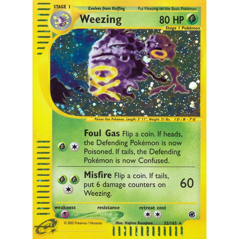 Weezing (32/165) [Expedition: Base Set]