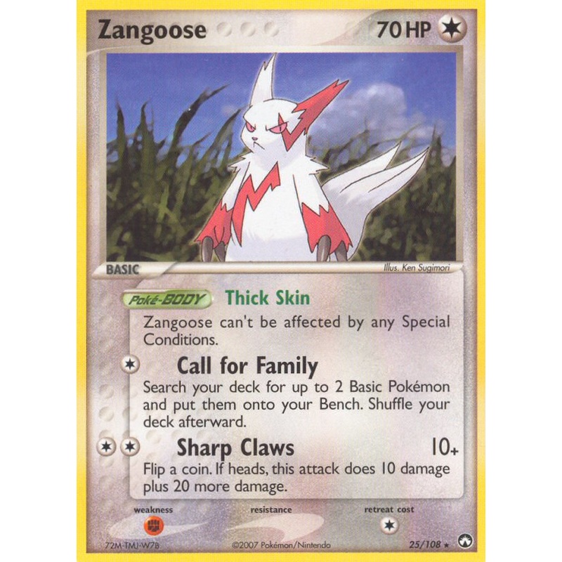 Zangoose (25/108) [EX: Power Keepers]