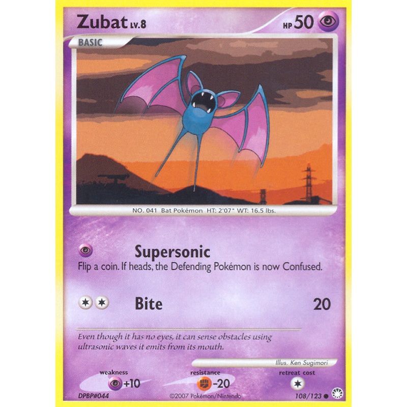 Zubat (108/123) [Diamond & Pearl: Mysterious Treasures]