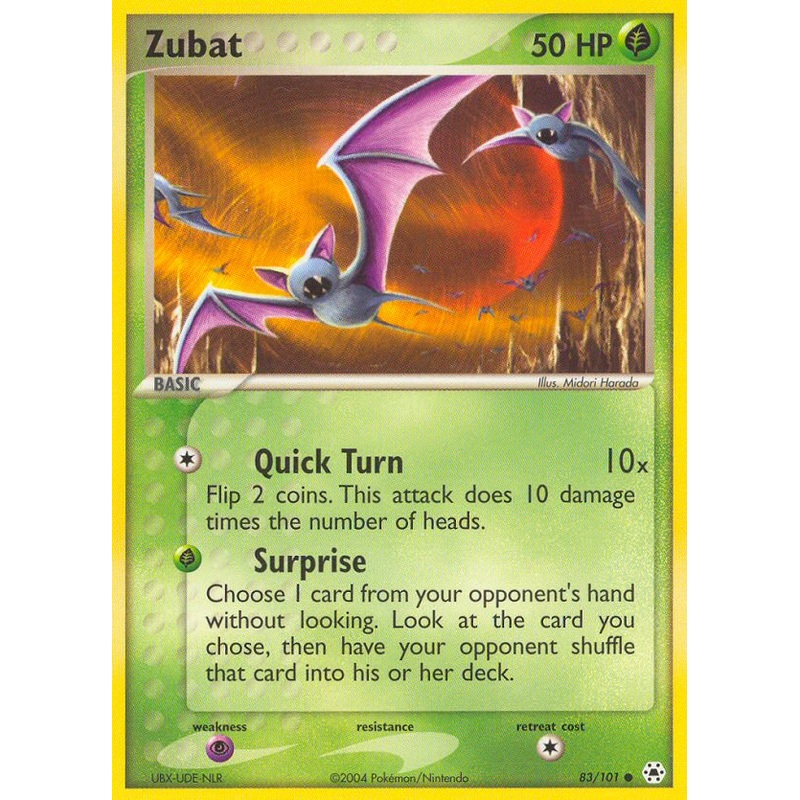 Zubat (83/101) [EX: Hidden Legends]