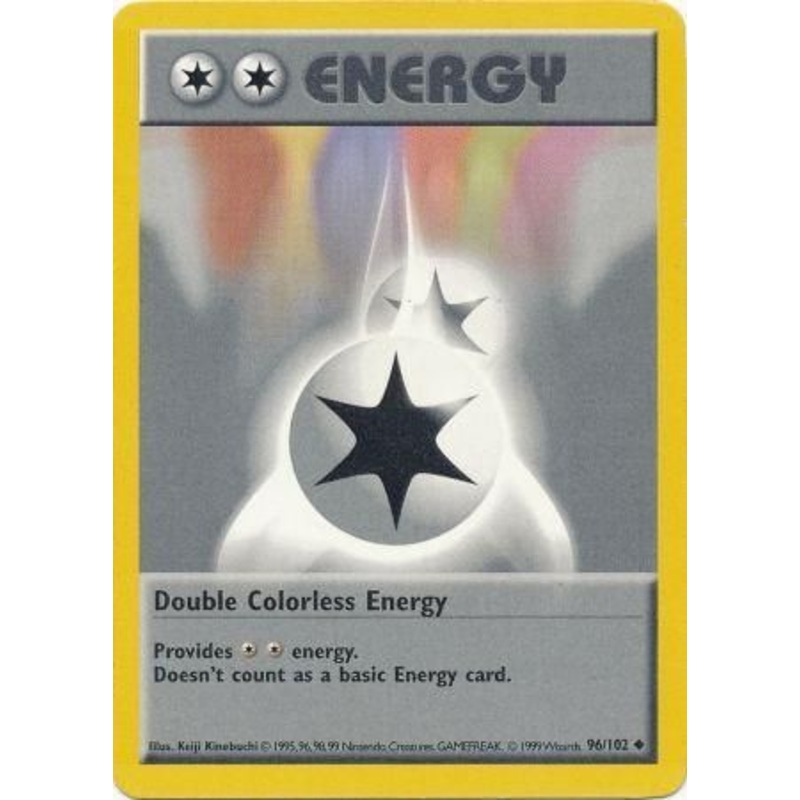 Double Colorless Energy (96/102) [Base Set Shadowless Unlimited]