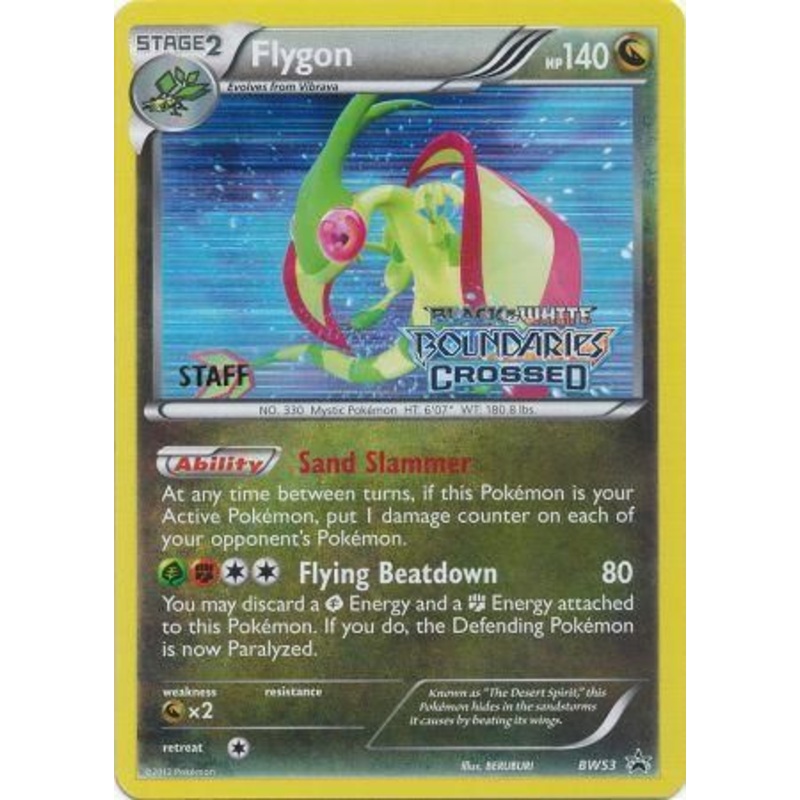 Flygon (BW53) (Staff Prerelease Promo) [Black & White: Black Star Promos]