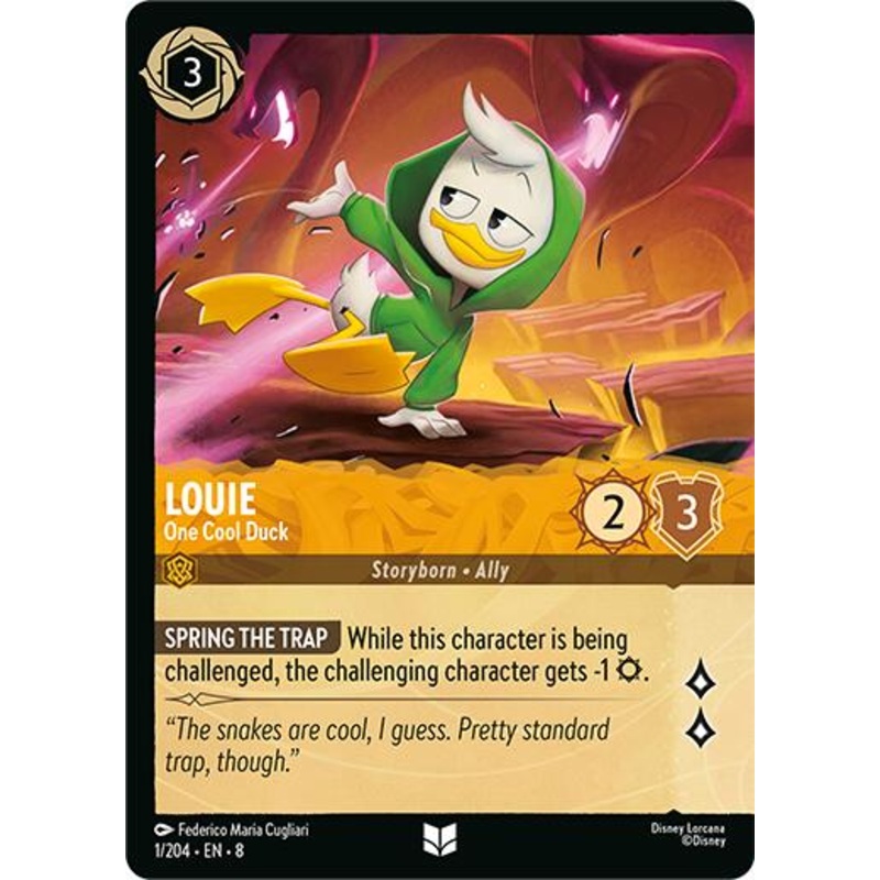 Louie - One Cool Duck (Cold Foil) (1/204) [Reign of Jafar]