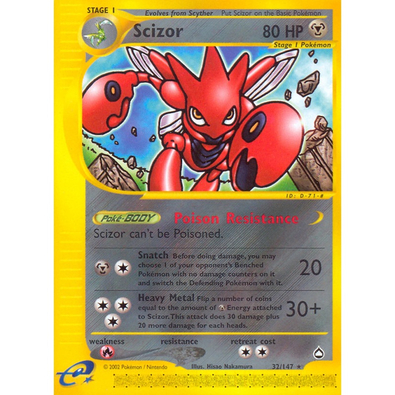 Scizor (32/147) [Aquapolis]
