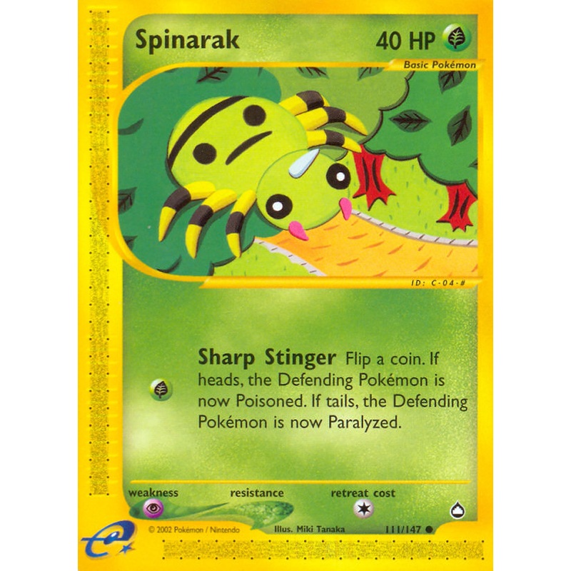 Spinarak (111/147) [Aquapolis]