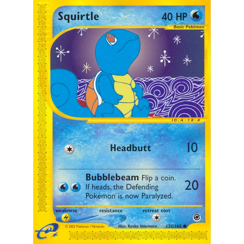 Squirtle (132/165) [Expedition: Base Set]