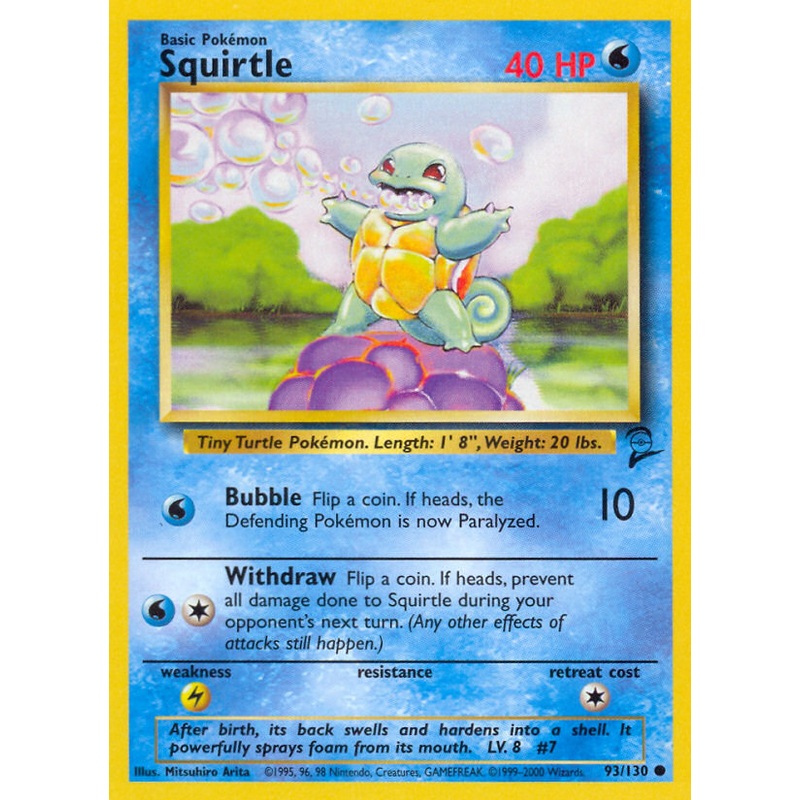 Squirtle (93/130) [Base Set 2]