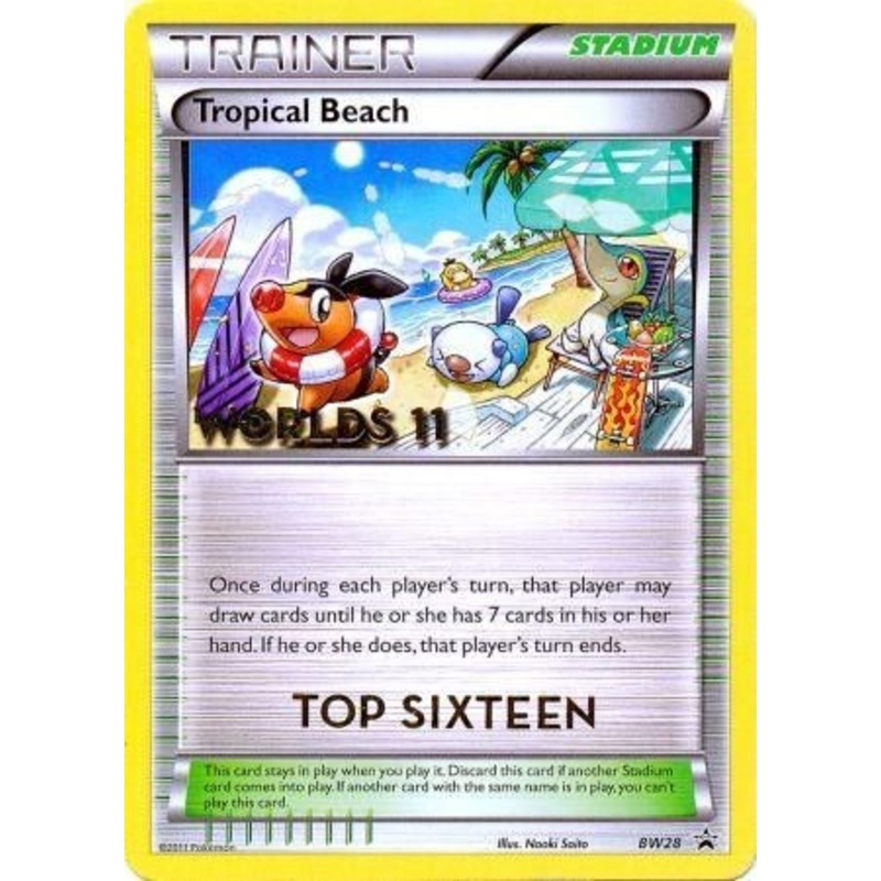 Tropical Beach (BW28) (Top 16) [Black & White: Black Star Promos]