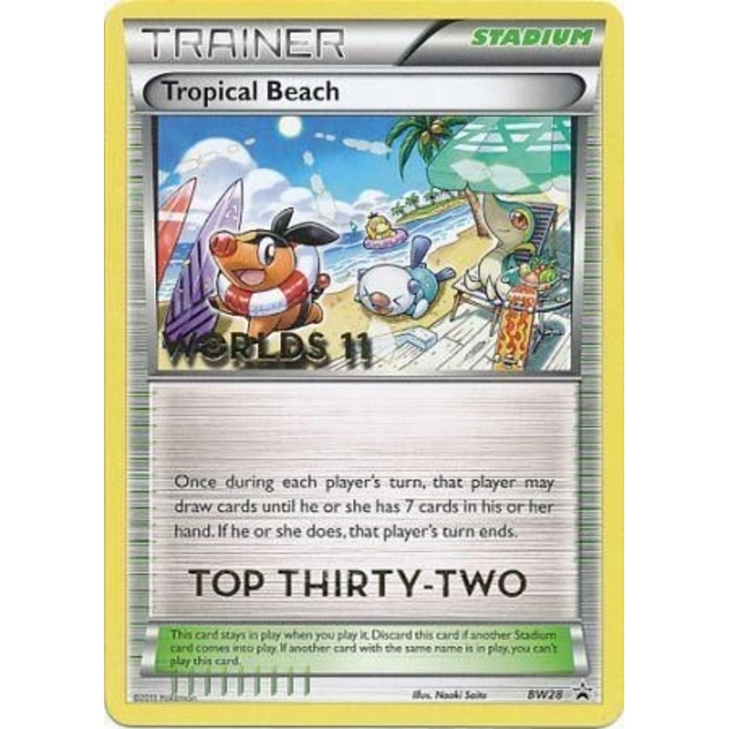 Tropical Beach (BW28) (Top 32) [Black & White: Black Star Promos]