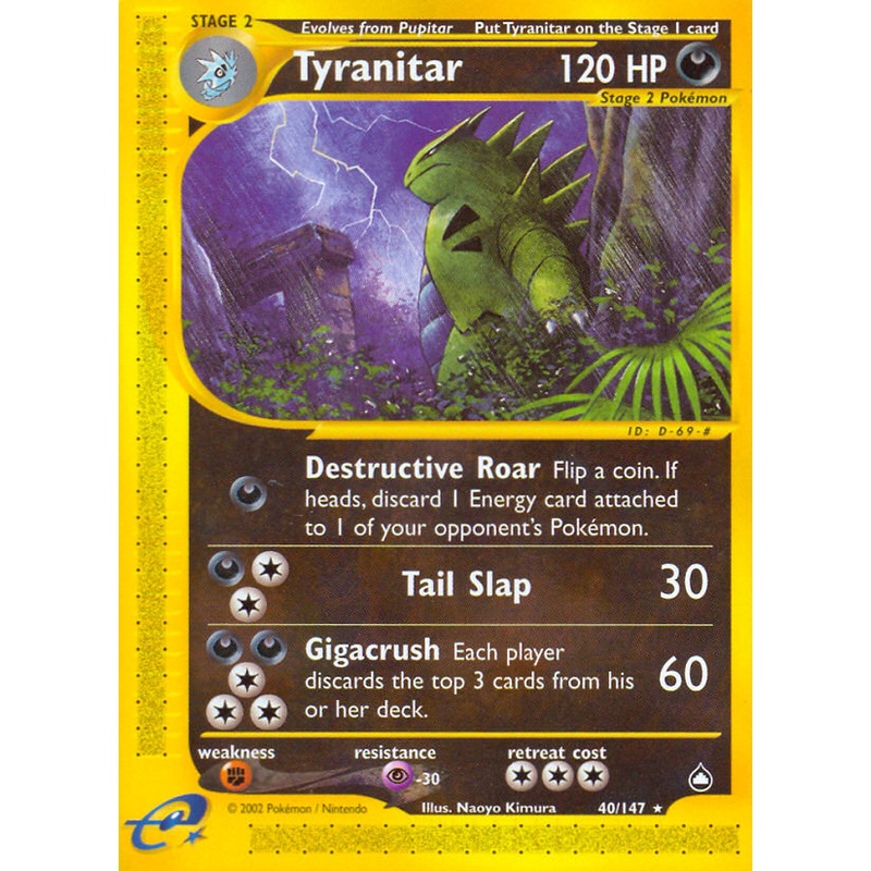 Tyranitar (40/147) [Aquapolis]