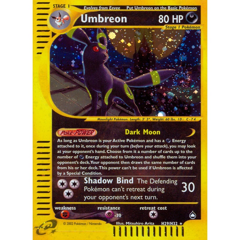 Umbreon (H29/H32) [Aquapolis]