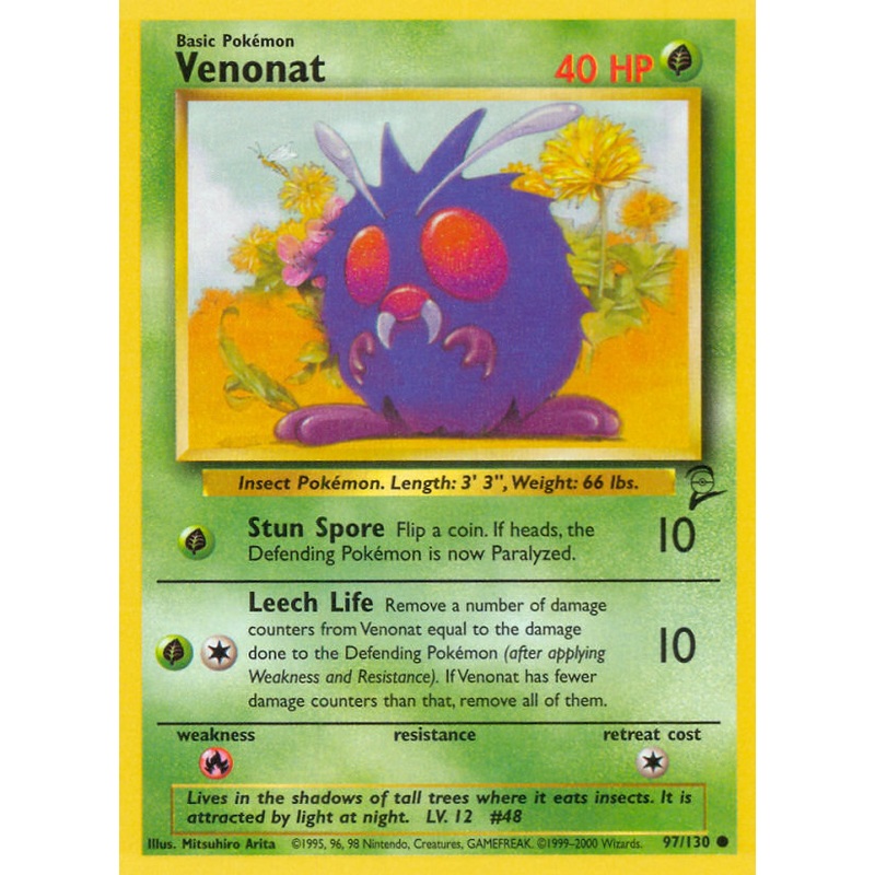 Venonat (97/130) [Base Set 2]