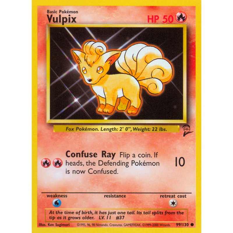 Vulpix (99/130) [Base Set 2]