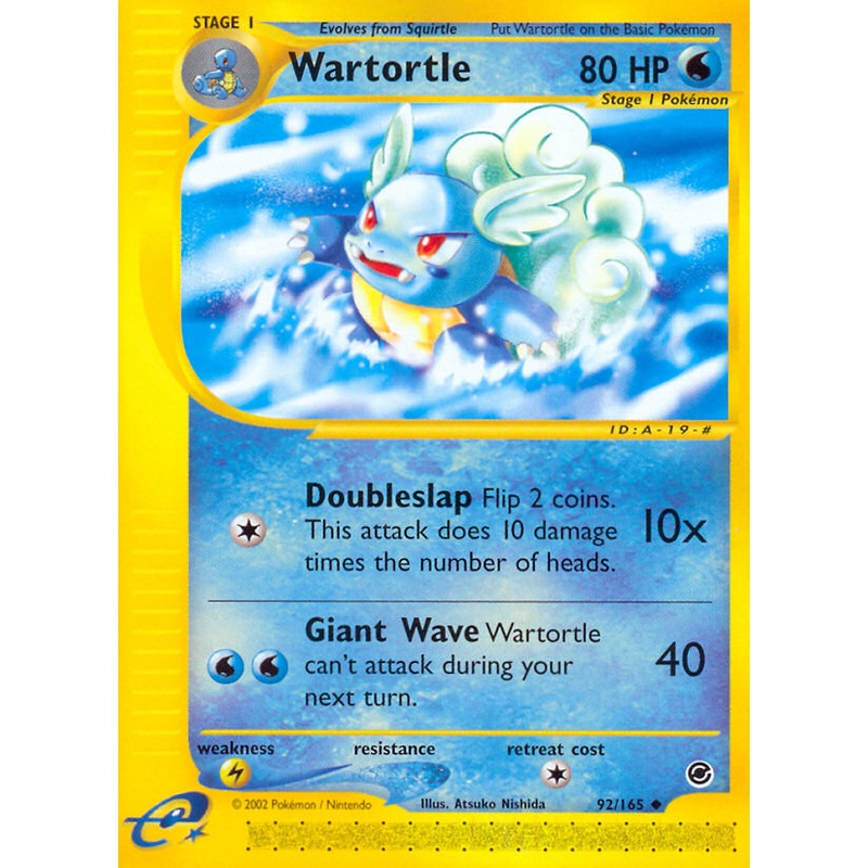Wartortle (92/165) [Expedition: Base Set]
