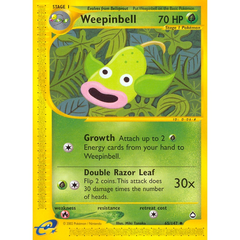 Weepinbell (65/147) [Aquapolis]