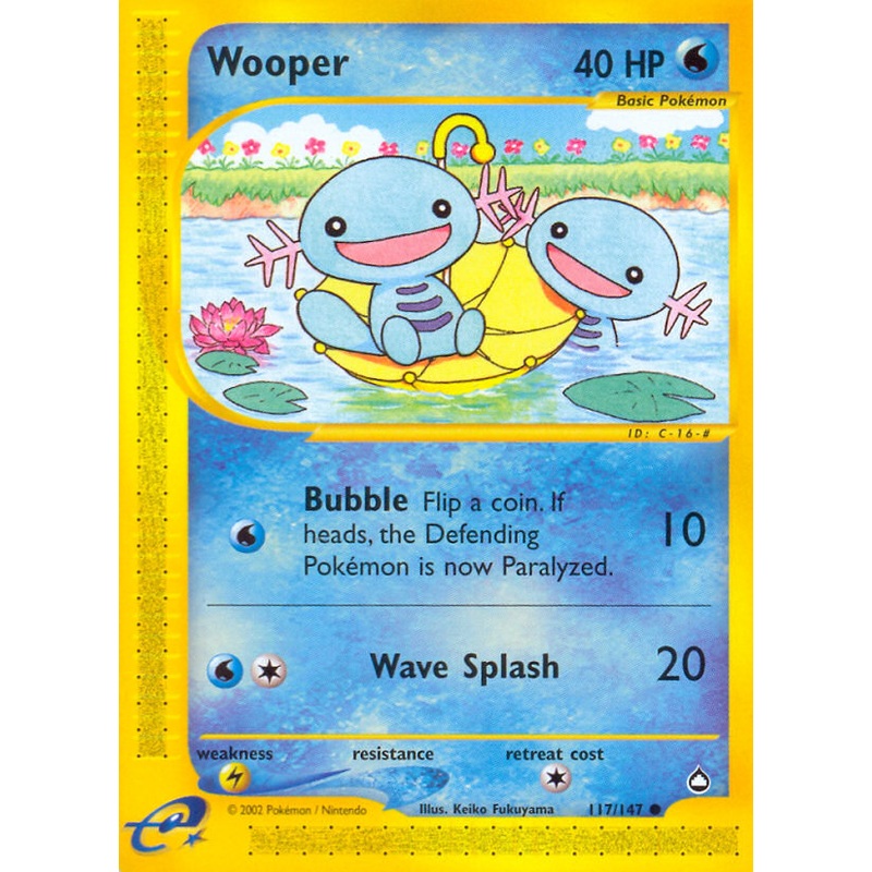 Wooper (117/147) [Aquapolis]