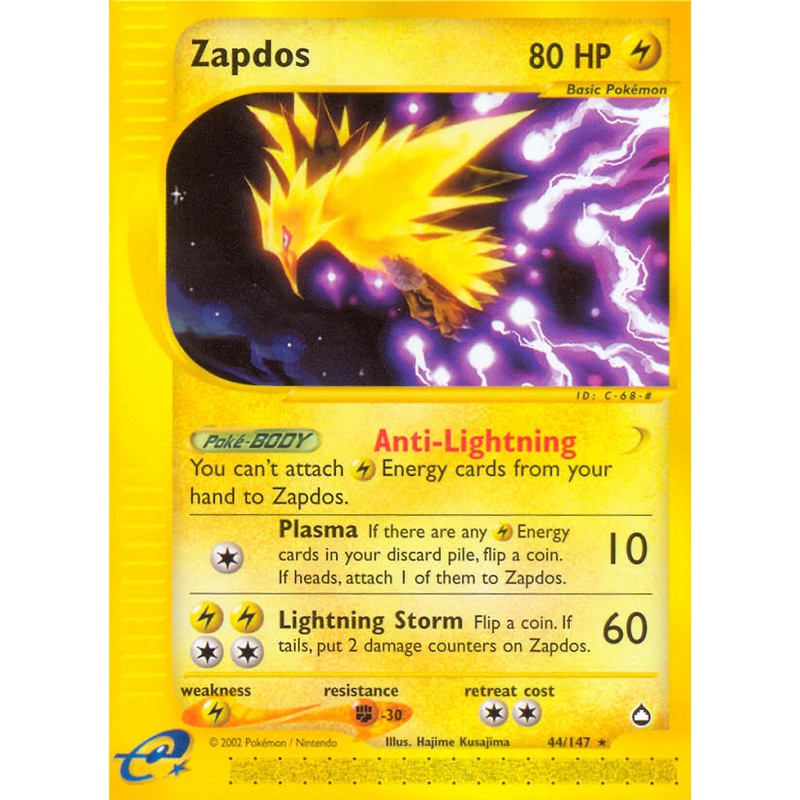 Zapdos (44/147) [Aquapolis]