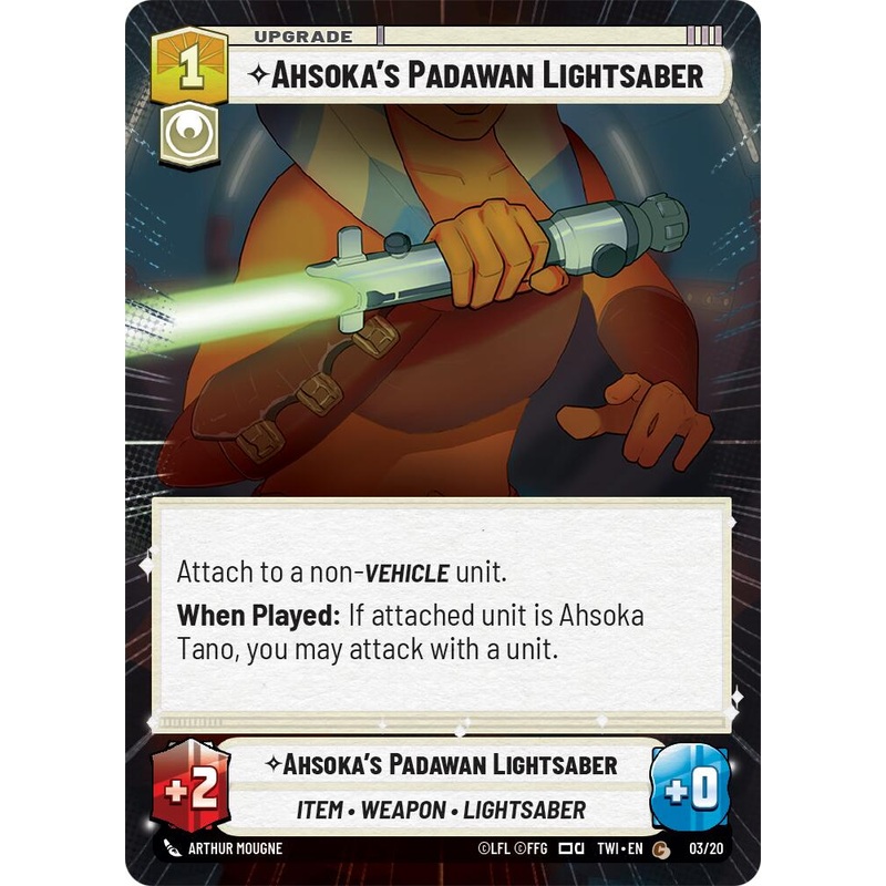 Ahsoka's Padawan Lightsaber (3) (Hyperspace) (3) [Twilight of the Republic]
