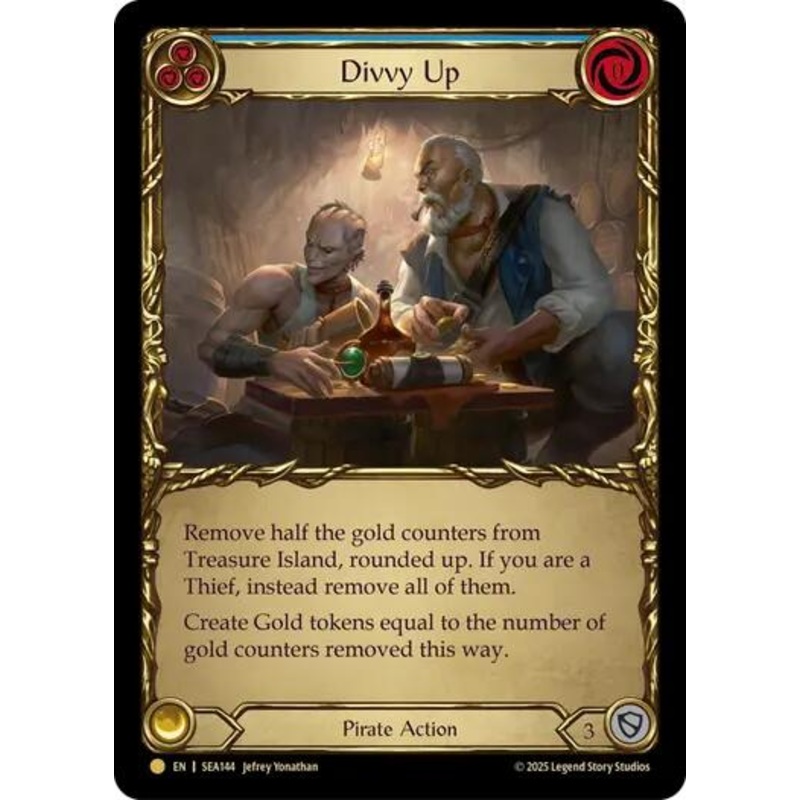 Divvy Up (Treasure) [SEA144] (High Seas)  Cold Foil
