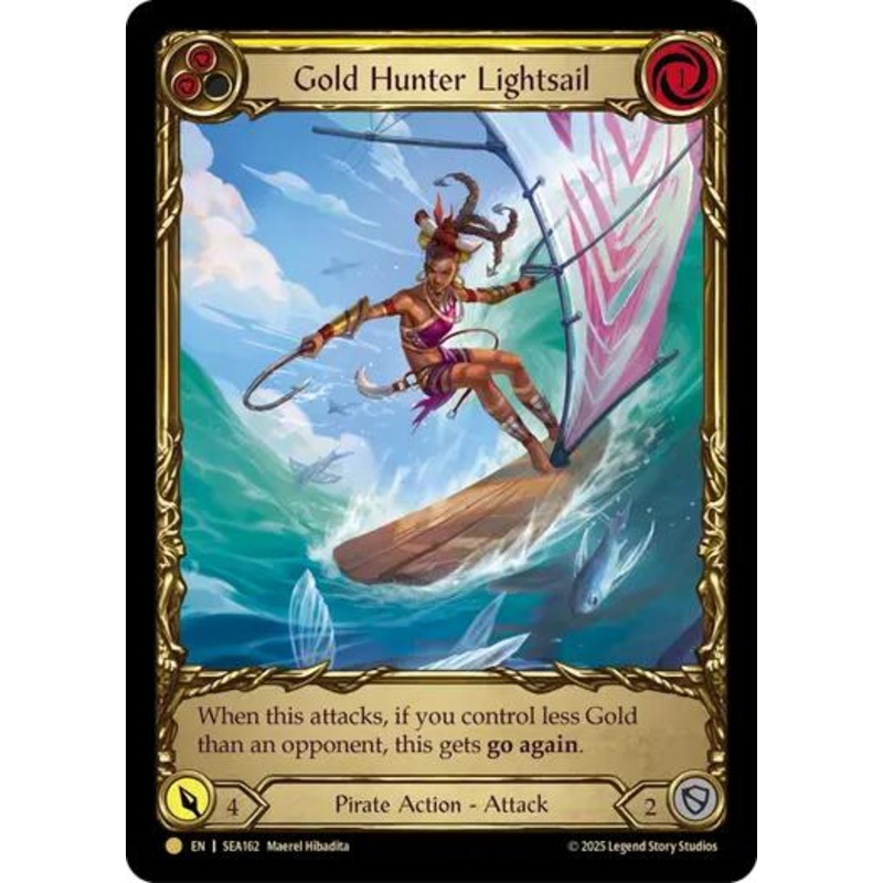 Gold Hunter Lightsail (Treasure) [SEA162] (High Seas)  Cold Foil